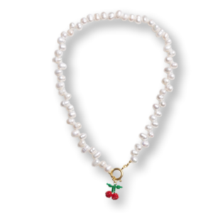 Le Veer Cherry on top necklace