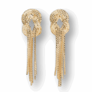 Souvenirs de Pomme Augusta gold long earrings